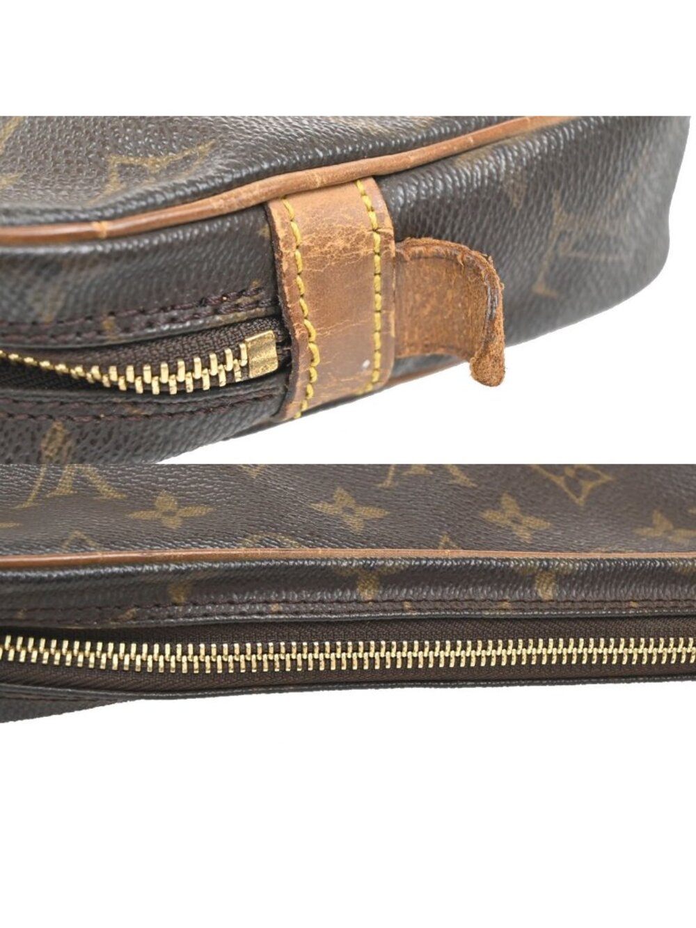Louis Vuitton Marly Dragonne Clutch Brown Monogram Leather - Picture 8 of 15